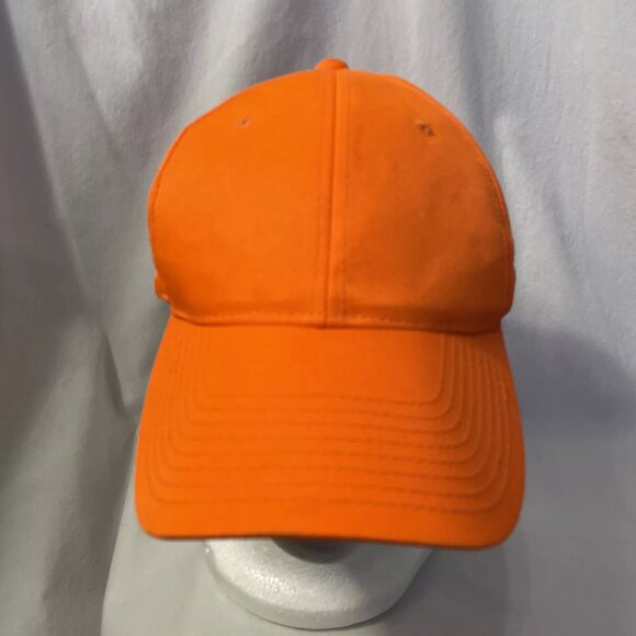 OC Outdoor Cap Plain Orange Strapback Hat Cap Adjustable Hunting Baseball cbar99 - Picture 5 of 11